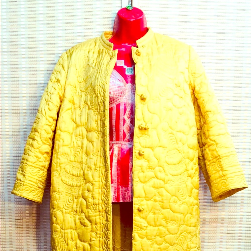 Full length bathrobe or lounge coat